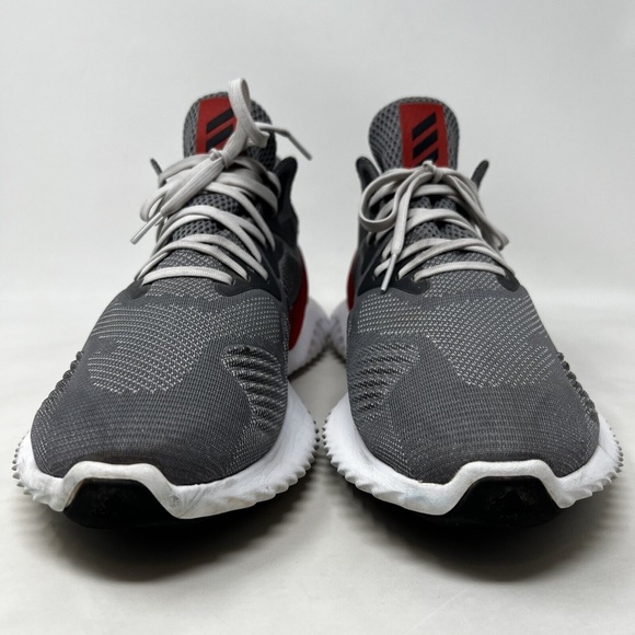 Adidas Alphabounce Beyond Men's Size 11 Running Shoes Gray Red White AC8625 - Picture 3 of 12